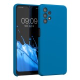 Husa Kwmobile pentru Samsung Galaxy A32 5G, Silicon, Albastru, 54336.228, Carcasa