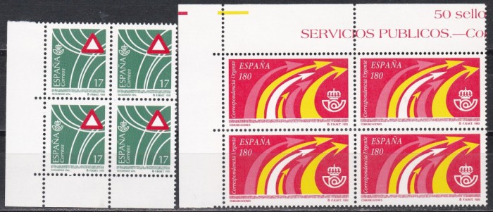 Spania 1993 - Siguranța rutieră, Bloc de 4, MNH