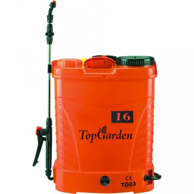 Vermorel cu acumulator 12V/8Ah 16L, TopGarden, 380321 foto