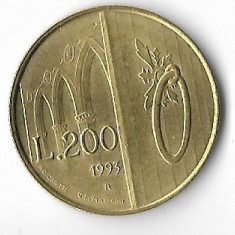 Moneda 200 lire 1993 - San Marino
