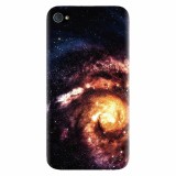 Husa silicon pentru Apple Iphone 4 / 4S, Spiral Galaxy Illustration