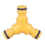 Conector furtun gradina DY8015, cu 3 cai, ABS, 12 - 19 mm
