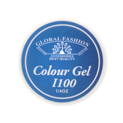 Gel color unghii, vopsea de arta, Royal Blue, Global Fashion, I100, 5gr foto