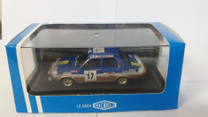 macheta renault 12 gordini tour de corse 1975 - atlas, 1/43, noua. foto