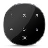 Incuietoare Inteligenta Techstar&reg;, Touch Screen Digital, 30mm, Alarma, Cod, Alimentare CR2023 si MicroUSB