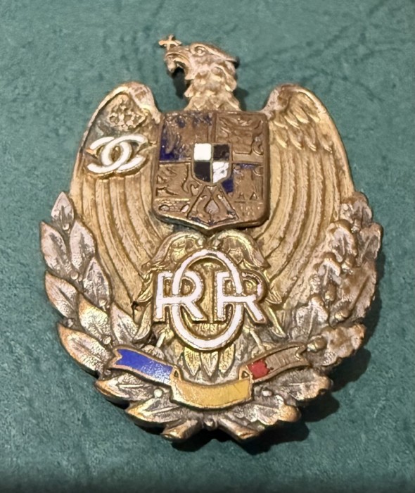 Insigna regalista ROR Ofiteri in Retragere