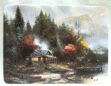 FARFURIE DECORATIVA CERAMICA DECOR THOMAS KINKADE BRADEX EDITIE LIMITATA TWILIGHT TRANQUILITY 21 CM