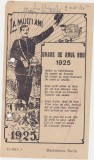 Urare de anul nou Cursa 1 Posta Bucuresti 1925