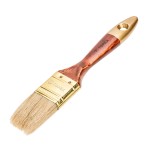 Pensula cu par natural si maner din lemn 38 mm pentru vopsele in ulei