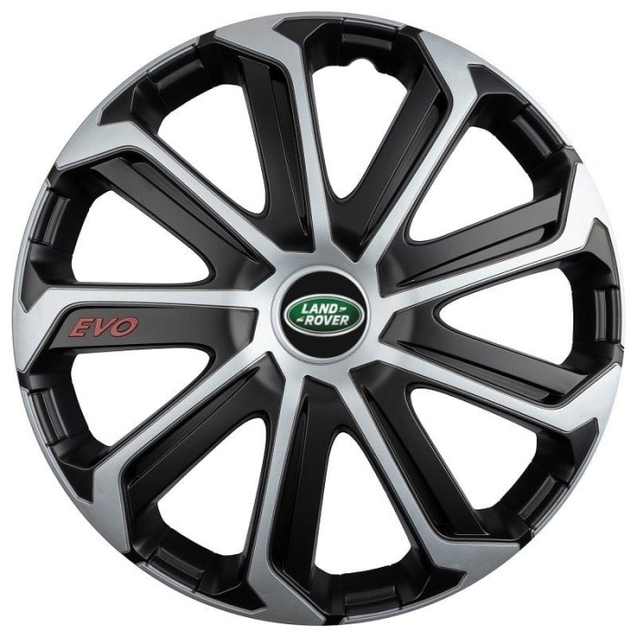 Set 4 Capace Roti Evo Gri-Negru R14, Pentru ROVER