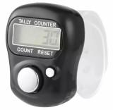 Cumpara ieftin Clicker electronic digital, 1-99999, buton RESET, afisaj LCD, alb/negru