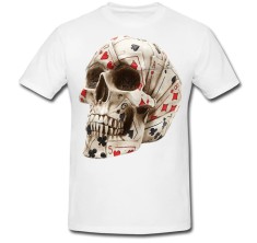 Tricou &amp;quot; Poker skull &amp;quot; foto