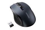 MOUSE Ugreen, &quot;MU006&quot; PC sau NB, wireless 2.4GHz, optic, 3/1 butoane/scroll, 4000 dpi, negru &quot;90545&quot; (timbru verde 0.18 lei) - 6957303895458