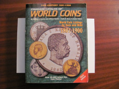 CY Catalog faimos pentru monede &amp;quot;WORLD COINS / Krause / Editia 3 / 1801 - 1900&amp;quot; foto