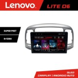 Navigatie Hyundai Accent 2006-2012 Lenovo Kit-ACCENT 8 core 6+128 GB Android Waze USB Navigatie Internet Youtube Radio CarStore Technology