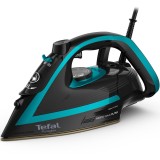 Fier de calcat Tefal Puregliss FV8066E0, 3000 W, abur variabil 50 g/min, Colector Micro Calc, Oprire automata, negru &amp;amp; albastru