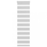 vidaXL Jaluzea tip zebra gri deschis lățime țesătură 45,9 cm poliester