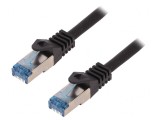 Patch Cord S/FTP Cat6a Negru 20m LSZH, Logilink