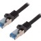 Patch Cord S/FTP Cat6a Negru 20m LSZH