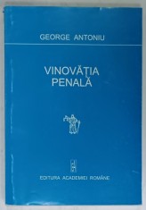 VINOVATIA PENALA de GEORGE ANTONIU , 2002 foto