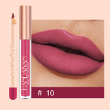 Set 2 in 1 Ruj Lichid Mat &amp; Creion Contur Buze Handaiyan Lips Kit #10