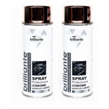 Pachet 2 x Vopsea Spray Brilliante Crom Cupru 400 ml