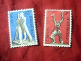 Serie Belgia 1974 , - Europa CEPT - Sculptura ,2 valori