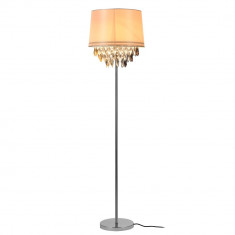 Lampa de podea eleganta - Royality 1 x E 27 - 60W - alb / crom foto