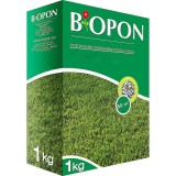 Ingrasamant Gazon Biopon Anti-Buruieni, 1kg, NPK 7-5-8, Granule, Pentru 50mp