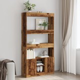 vidaXL Dulap &icirc;nalt, lemn vechi, 92x33x180 cm, lemn prelucrat