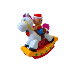 Cowboy pe cal, Balanseaza lumineaza si canta, Galben, 17135SX-1