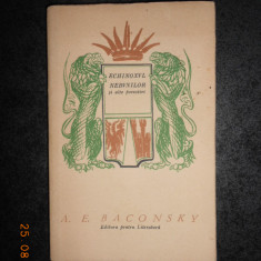 A. E. BACONSKY - ECHINOXUL NEBUNILOR SI ALTE POVESTIRI (1967, prima editie)