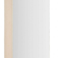 Oglinda decorativa Chantal, Mauro Ferretti, 60x160 cm, MDF/rama acoperita cu catifea, crem