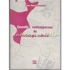 Cercetari Contemporane De Sociologia Culturii - Mihai Dinu Gheorghiu