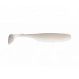 Shad Deus Pearl White 10cm, 7buc/plic Biwaa