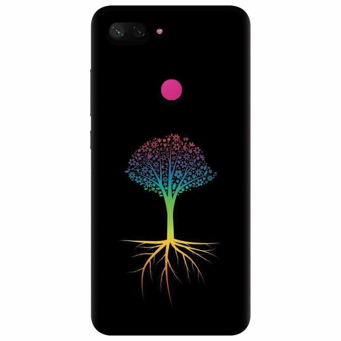 Husa silicon pentru Xiaomi Mi 8 Lite, Tree 001