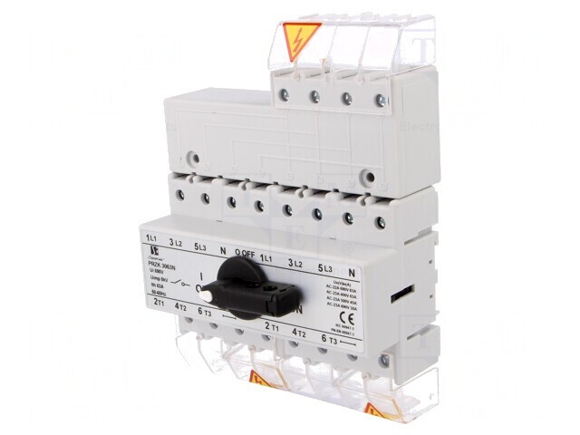 Comutator Rețea-Generator 63A 3 Poli