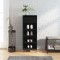 vidaXL Pantofar, negru, 40x36x105 cm, lemn compozit 831461