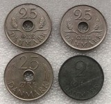 P3. Danemarca lot set 2 ore 1964 + 25 ore 1967 1972 1973 **