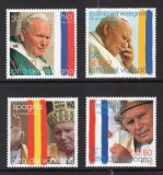 Vatican 2004 - Călătoriile Papei Ioan Paul II, serie neuzata