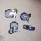 set 4 roti metalice cu frana