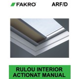 Rulou interior opac manual ferestre terasa Fakro ARF D