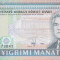 Bancnota Turkmenistan 20 Manat 1995 - P4b UNC
