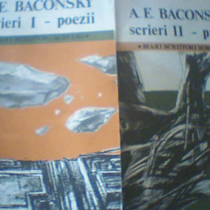 A. E. Baconsky - SCRIERI ( 2 volume ) / POEZII * PROZE ( 1990 )