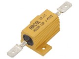 Rezistor Bobinat cu Radiator 12&Omega; 25W
