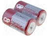 Baterie R20, 1.5V, zinc-carbon, GP - GP13E