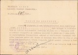 A1410 Ordin de serviciu, 1947, Tribunalul Sibiu, transport arhivă la Cluj