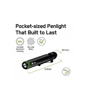 Lanterna tip stilou LED GP GPCP21BE-2FB1 20lm 20m 1x AAA aluminiu foto