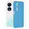 Husa de telefon compatibila honor x7b, tech microfibra, camera extra pro, denim blue