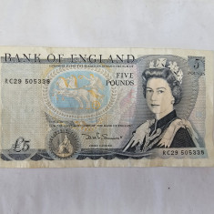 Anglia 5 Pounds 1973 Noua